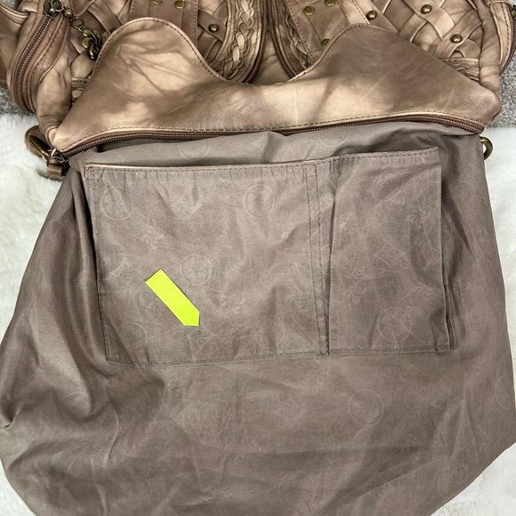 ANGEL BARCELO Angel Kiss Women’s HoboBag Handbag Coffee Bronze Multi Compartment - Picture 10 of 16